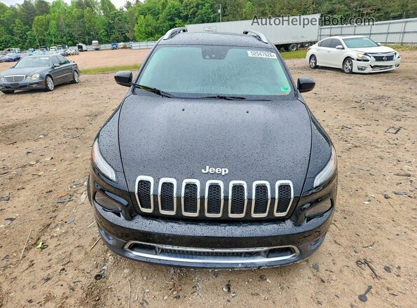 1C4PJMDS8HW567550 2017 JEEP CHEROKEE Черный Вид спереди