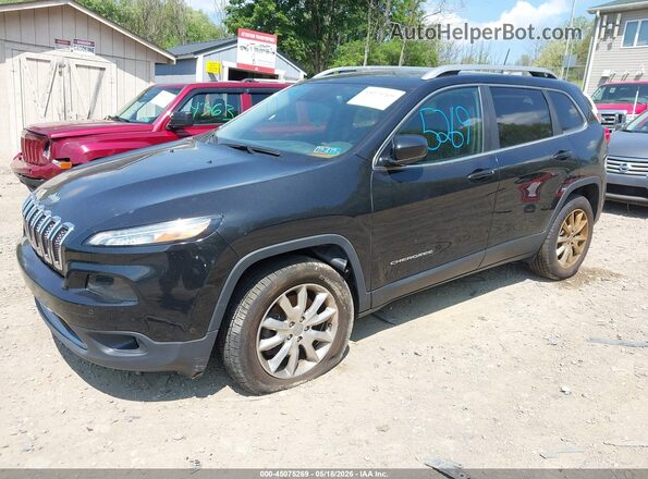 1C4PJMDSXGW331903 2016 JEEP CHEROKEE Черный Передняя левая четверть