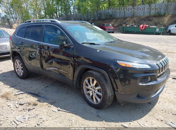 1C4PJMDSXGW331903 2016 JEEP CHEROKEE Черный Передняя правая четверть