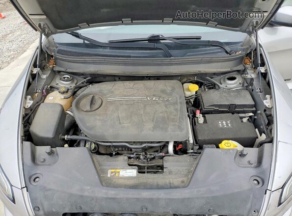 1C4PJMDSXHW590439 2017 JEEP CHEROKEE Silver Вид підкапотного простору