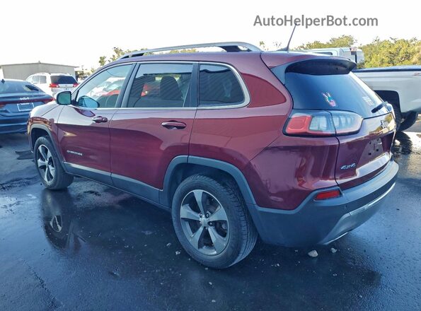 1C4PJMDX1KD257819 2019 JEEP CHEROKEE Красный Задняя левая четверть