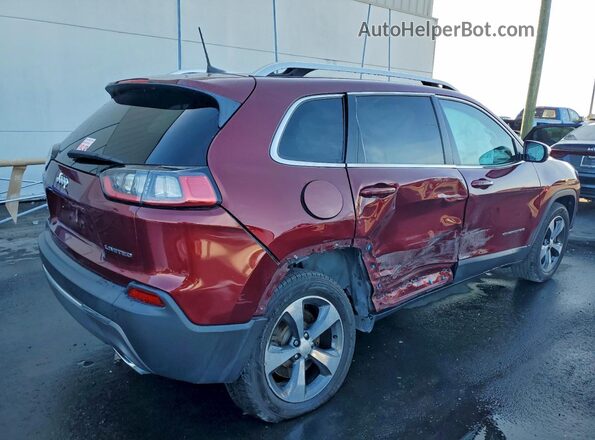 1C4PJMDX1KD257819 2019 JEEP CHEROKEE Красный Задняя правая четверть