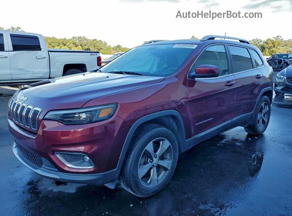 1C4PJMDX1KD257819 2019 JEEP CHEROKEE Красный Передняя левая четверть