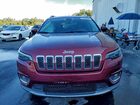 2019 Jeep Cherokee Limited Красный vin: 1C4PJMDX1KD257819