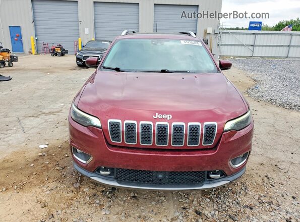 1C4PJMDX2MD185502 2021 JEEP CHEROKEE Бордовый Вид спереди