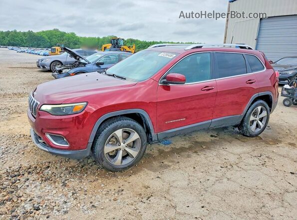 1C4PJMDX2MD185502 2021 JEEP CHEROKEE Бордовый Передняя левая четверть