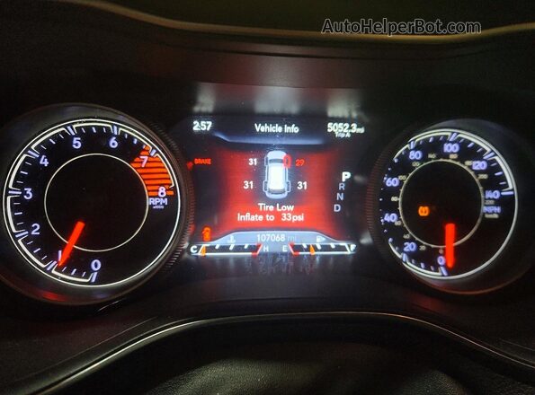 1C4PJMDX3KD200909 2019 JEEP CHEROKEE White Vista del cuadro de instrumentos