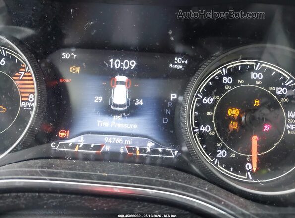 1C4PJMDX3KD345710 2019 JEEP CHEROKEE Gray Vista de los asientos traseros