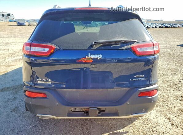 1C4PJMDX4JD536566 2018 JEEP CHEROKEE Синий Вид сзади