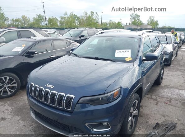 1C4PJMDX5LD506107 2020 JEEP CHEROKEE Blue Widok z przodu