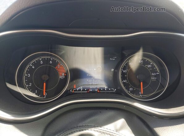 1C4PJMDX5LD655620 2020 JEEP CHEROKEE Синий Вид щитка приборов