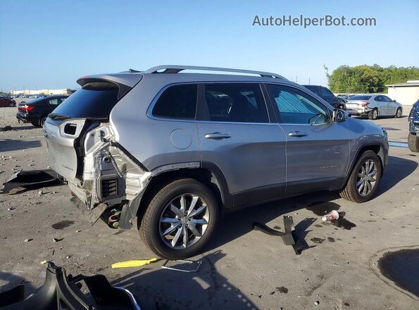 1C4PJMDX6JD512799 2018 JEEP CHEROKEE Серебряный Задняя правая четверть