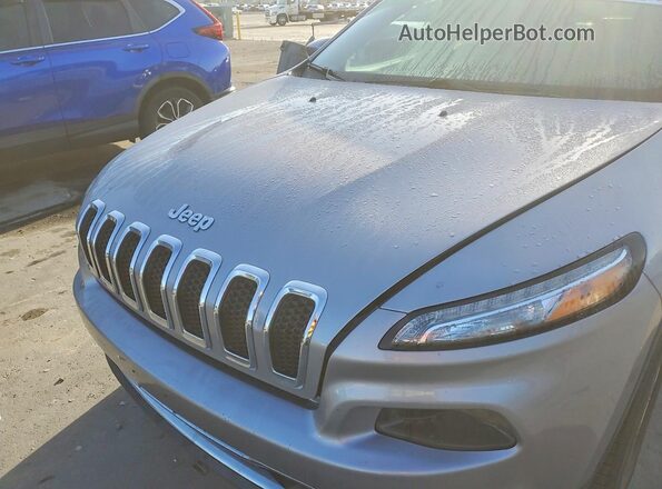 1C4PJMDX6JD512799 2018 JEEP CHEROKEE Серебряный Вид подкапотного пространства