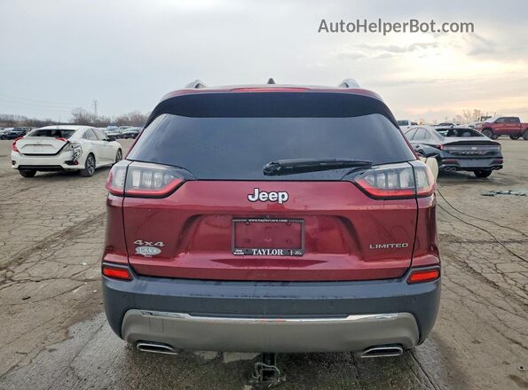 1C4PJMDX6LD566364 2020 JEEP CHEROKEE Maroon Widok z tyłu