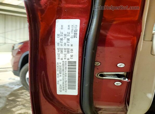 1C4PJMDX7KD253094 2019 JEEP CHEROKEE Burgundy Вид наклейки з VIN-кодом