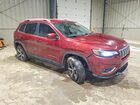 2019 Jeep Cherokee Limited Burgundy vin: 1C4PJMDX7KD253094