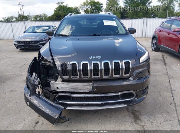1C4PJMJX4JD594567 2018 JEEP CHEROKEE Серый Вид щитка приборов