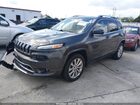 2018 Jeep Cherokee Overland 4x4 Серый vin: 1C4PJMJX4JD594567