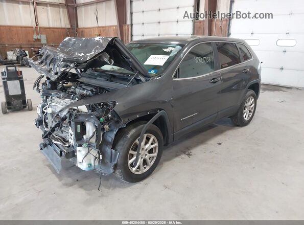 1C4PJMLB2JD527340 2018 JEEP CHEROKEE Gray Vista tres cuartos delantera izquierda