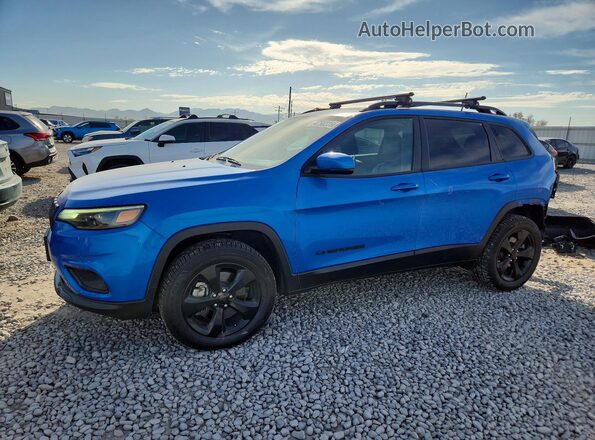 1C4PJMLB2LD647898 2020 JEEP CHEROKEE Синий Передняя левая четверть