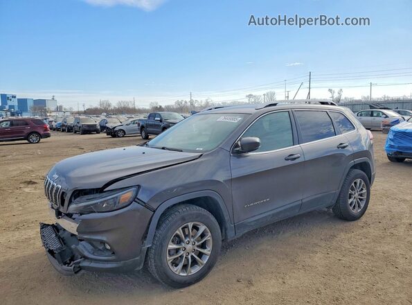 1C4PJMLB7KD105517 2019 JEEP CHEROKEE Серый Передняя левая четверть