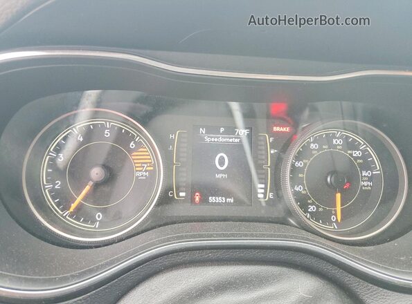 1C4PJMLB9KD398952 2019 JEEP CHEROKEE Черный Вид щитка приборов