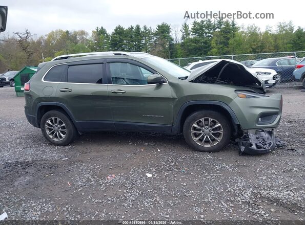 1C4PJMLBXKD141024 2019 JEEP CHEROKEE Зеленый Вид щитка приборов