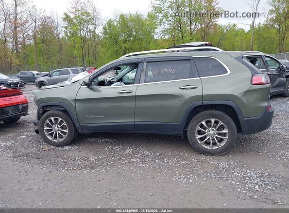 1C4PJMLBXKD141024 2019 JEEP CHEROKEE Зеленый Вид задней части салона