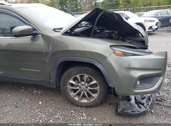 1C4PJMLBXKD141024 2019 JEEP CHEROKEE Зеленый Вид спереди