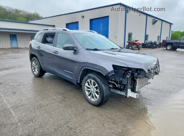 1C4PJMLBXKD438486 2019 JEEP CHEROKEE Серый Передняя правая четверть