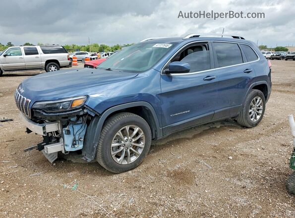 1C4PJMLBXLD611537 2020 JEEP CHEROKEE Синий Передняя левая четверть