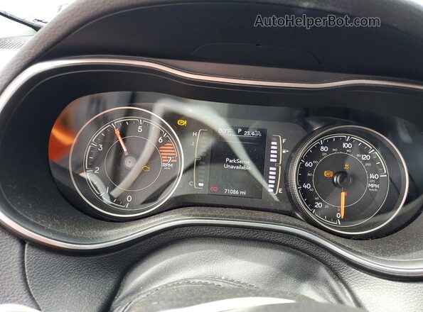 1C4PJMLBXLD611537 2020 JEEP CHEROKEE Синий Вид щитка приборов