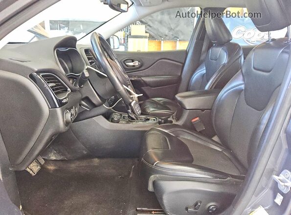 1C4PJMLN4KD293746 2019 JEEP CHEROKEE Серый Вид салона спереди