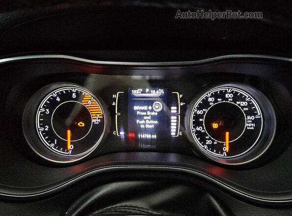1C4PJMLN4KD293746 2019 JEEP CHEROKEE Серый Вид щитка приборов
