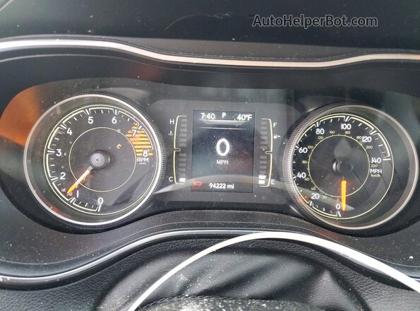 1C4PJMLX1KD311850 2019 JEEP CHEROKEE Charcoal Սարքավորումների վահանակի տեսք