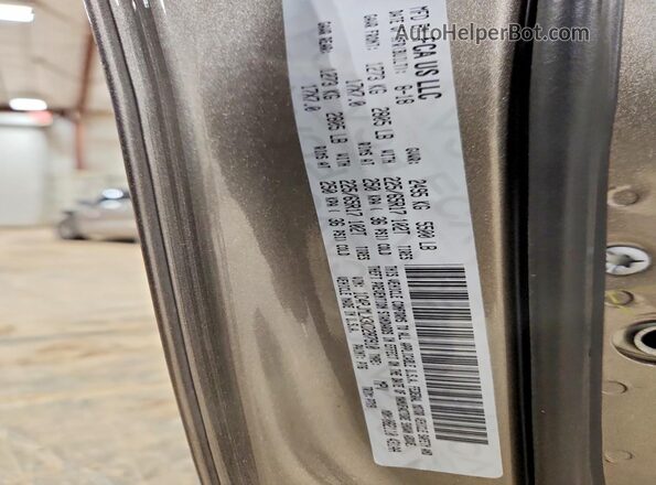 1C4PJMLX3KD287910 2019 JEEP CHEROKEE Gray VIN კოდის სტიკერის ხედი