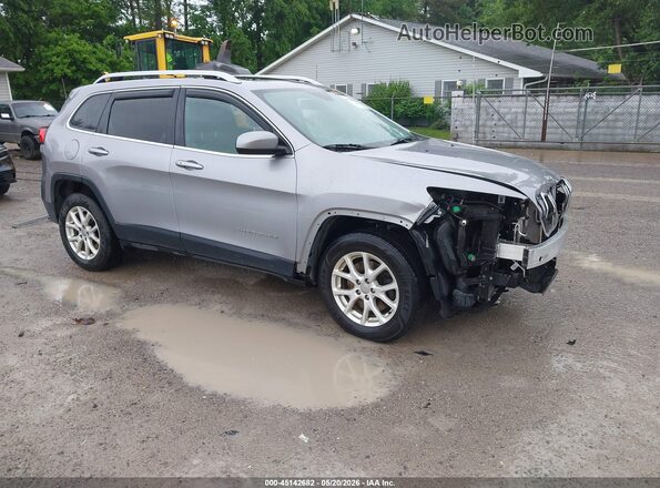 1C4PJMLX4JD530283 2018 JEEP CHEROKEE Серебряный Передняя правая четверть
