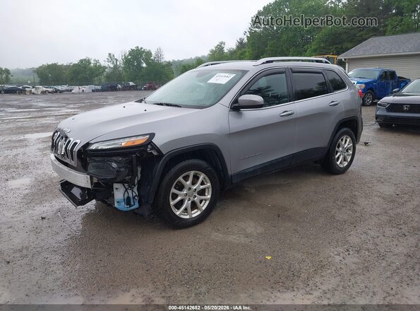 1C4PJMLX4JD530283 2018 JEEP CHEROKEE Серебряный Передняя левая четверть