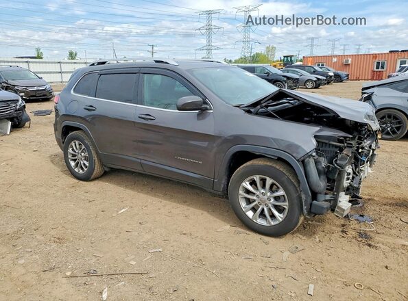 1C4PJMLX6KD114091 2019 JEEP CHEROKEE Серый Передняя правая четверть
