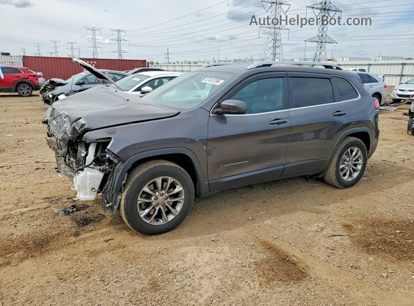 1C4PJMLX6KD114091 2019 JEEP CHEROKEE Серый Передняя левая четверть