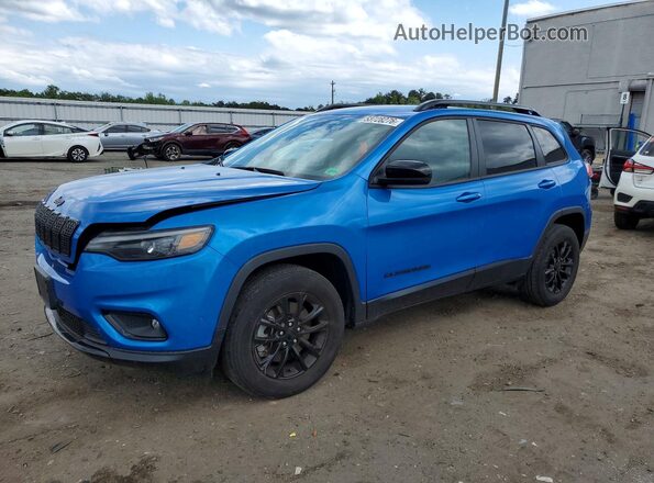 1C4PJMMB2PD104894 2023 JEEP CHEROKEE Синий Передняя левая четверть