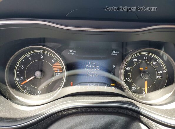 1C4PJMMB2PD104894 2023 JEEP CHEROKEE Синий Вид щитка приборов