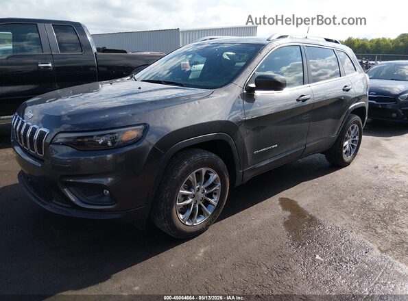 1C4PJMMX1MD201527 2021 JEEP CHEROKEE Gray Առջևի ձախ երեք քառորդ տեսարան