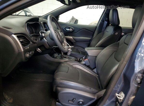 1C4PJMMX1MD213712 2021 JEEP CHEROKEE Blue Front interior view