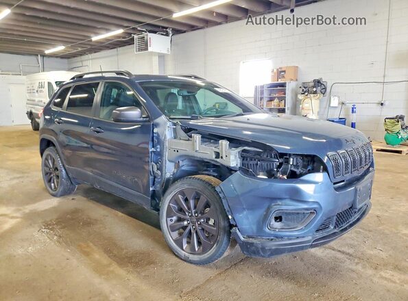 1C4PJMMX1MD213712 2021 JEEP CHEROKEE Blue Front right