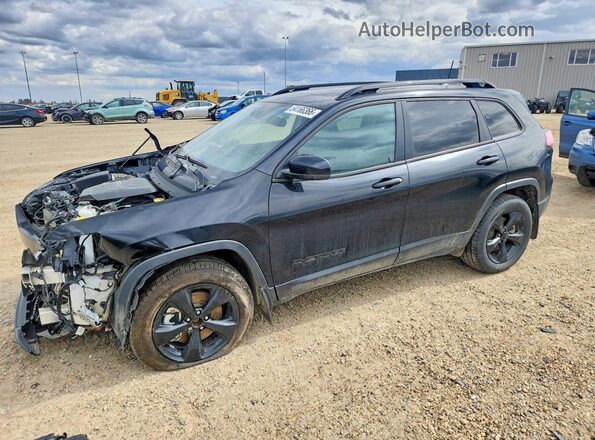 1C4PJMMX2ND553484 2022 JEEP CHEROKEE Black წინა მარცხენა ხედი სამი მეოთხედიდან