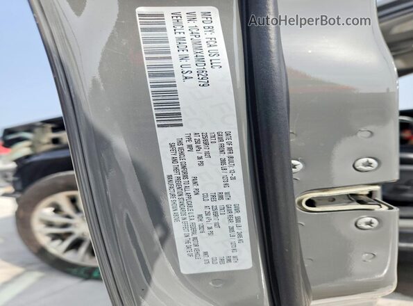 1C4PJMMX4MD162979 2021 JEEP CHEROKEE Серый Панорамный вид салона 360°