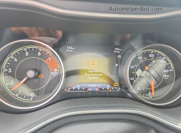 1C4PJMMX7MD110312 2021 JEEP CHEROKEE Белый Вид щитка приборов