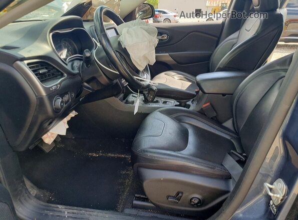 1C4PJMMX8MD143710 2021 JEEP CHEROKEE Blue Вид салону спереду