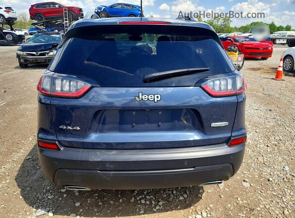 1C4PJMMX8MD143710 2021 JEEP CHEROKEE Blue Вид ззаду